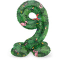 Folienballon Zahl Nr. 9 Jungle 41cm luftbefüllbar
