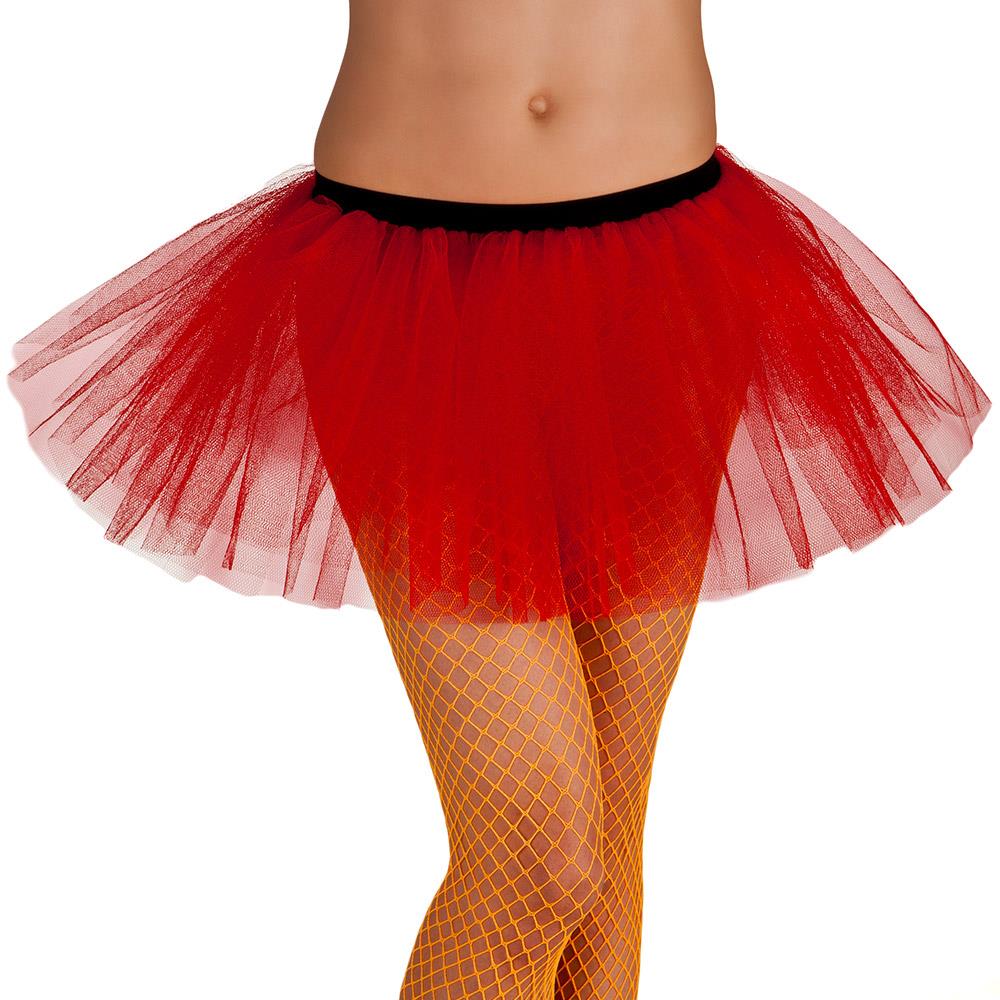 Tutu rot Erwachsene M Stretch