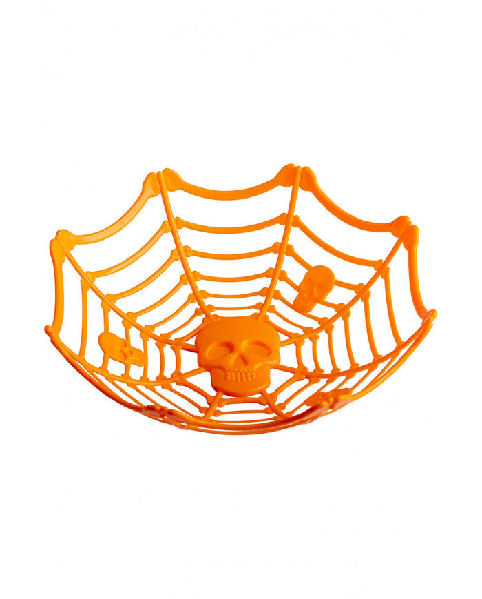 Schüssel Totenkopf orange 27cm