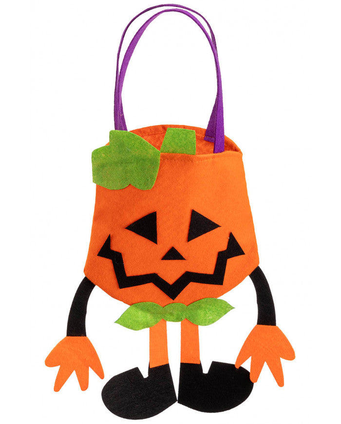 Tasche Kürbis mit Beinen