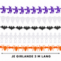 Halloween-Papiergirlanden – 5er-Set mit 5 Motiven, je 3 m