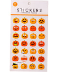28x Sticker Kürbissmiley