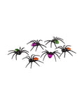 6x Glitzerspinne 8cm