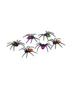 6x Glitzerspinne 8cm