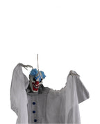 Horrorclown blaue Haare 180cm