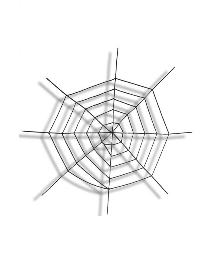 Spinnennetz schwarz 150cm