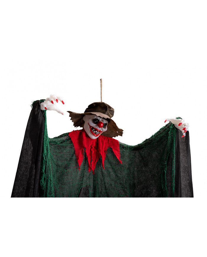 Horrorclown 200cm leuchtend ohne Batterien
