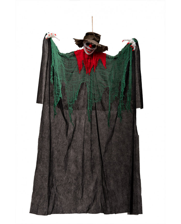 Horrorclown 200cm leuchtend ohne Batterien