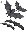 4x Fledermaus 11cm schwarz