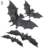 4x Fledermaus 11cm schwarz