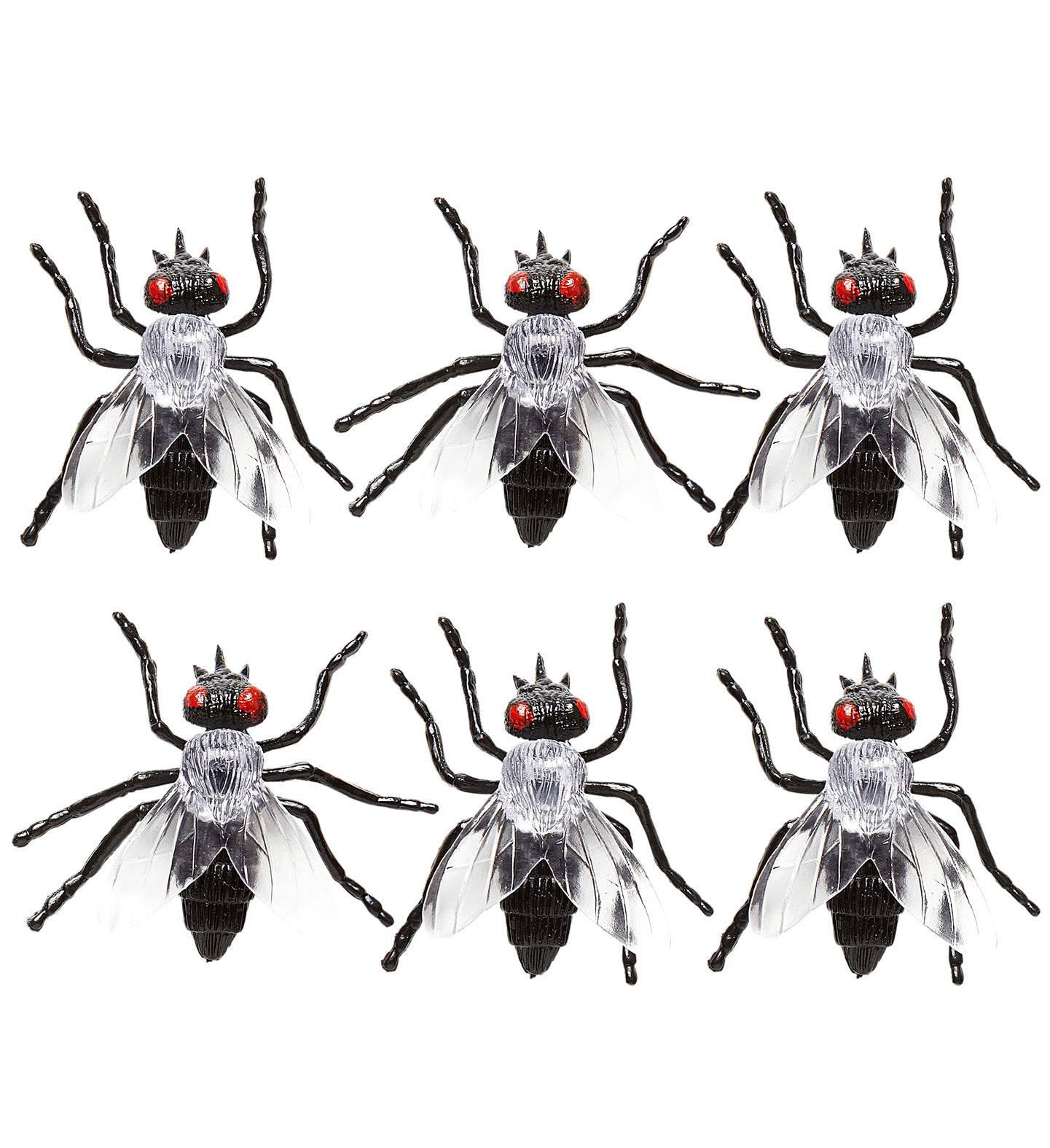 6x Fliege 6cm