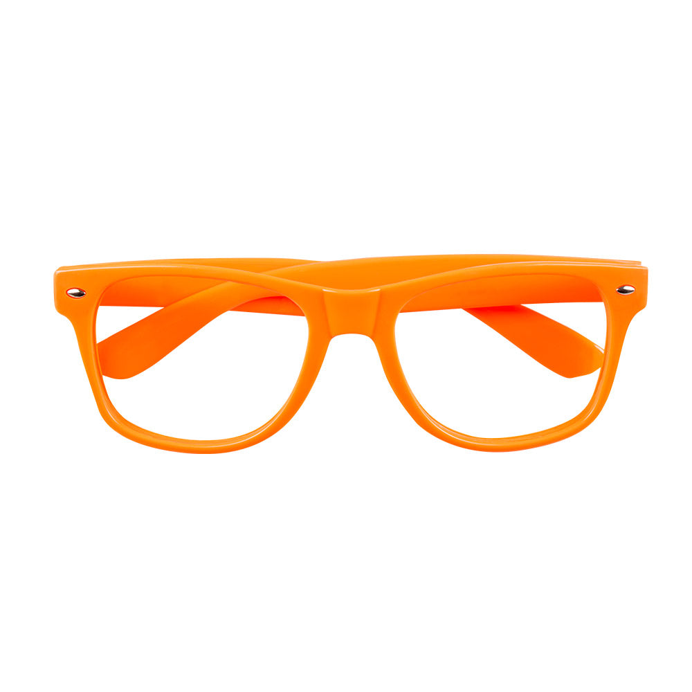Brille neonfarbe ohne Gläser sortiert