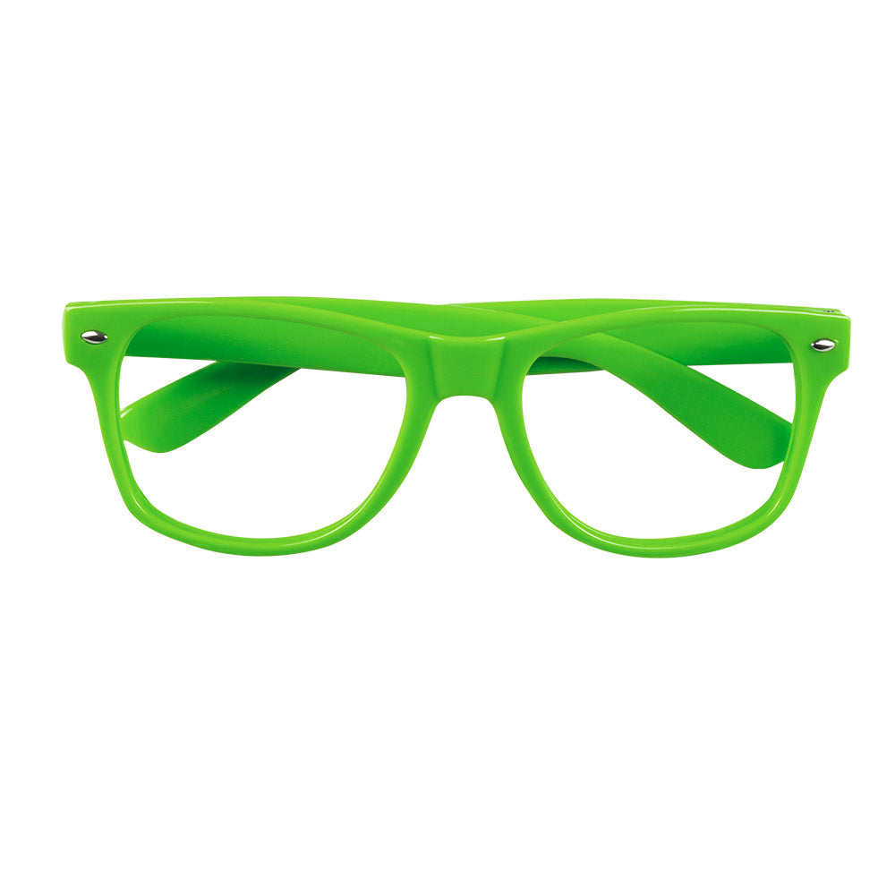 Brille neonfarbe ohne Gläser sortiert