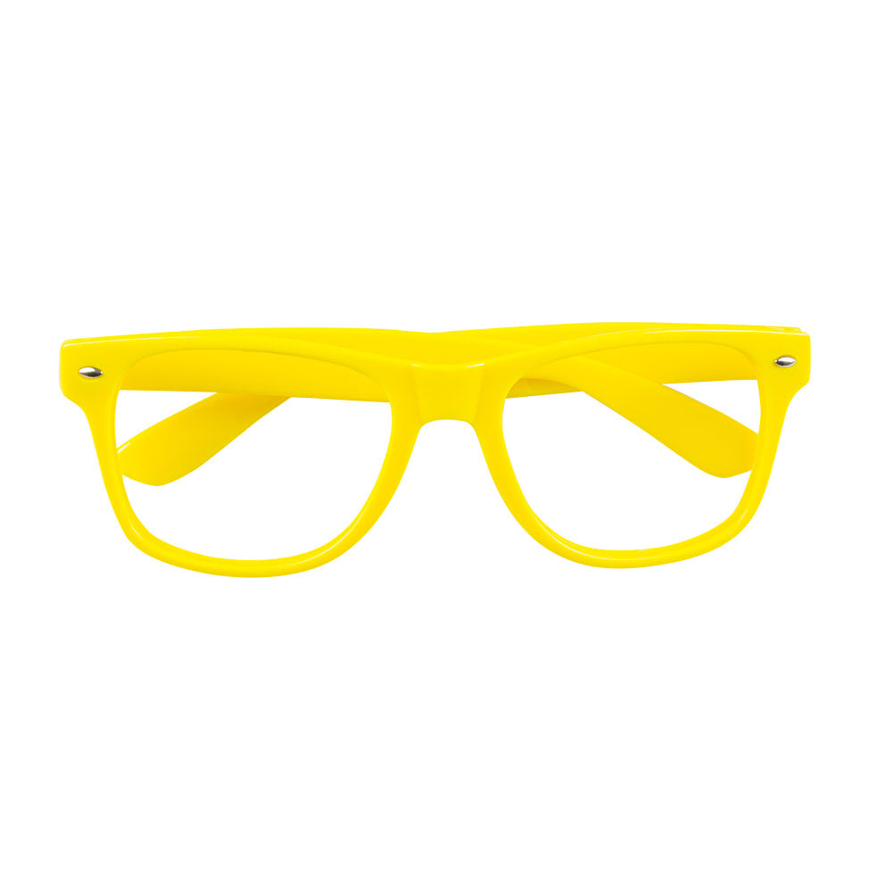 Brille neonfarbe ohne Gläser sortiert