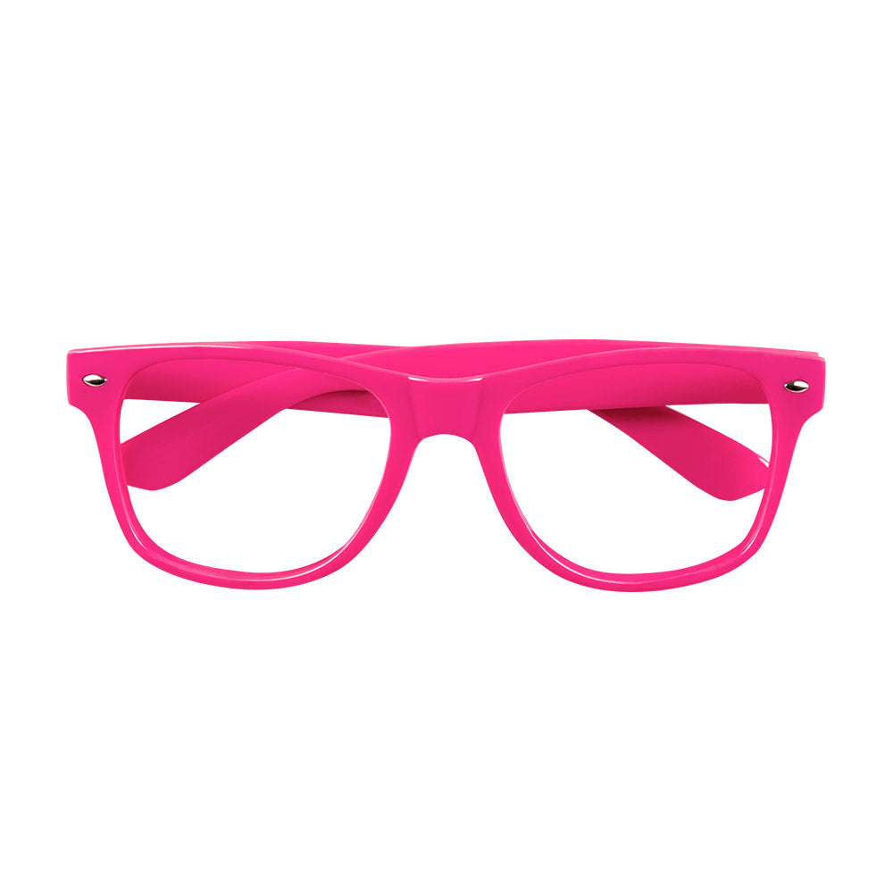 Brille neonfarbe ohne Gläser sortiert