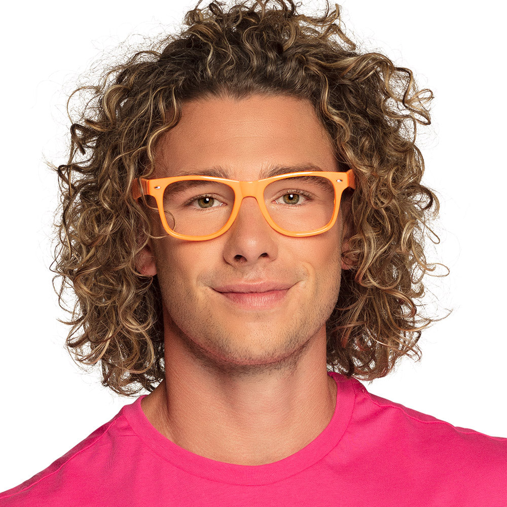 Brille neonfarbe ohne Gläser sortiert