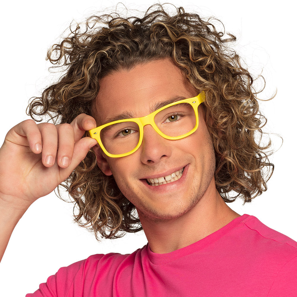 Brille neonfarbe ohne Gläser sortiert