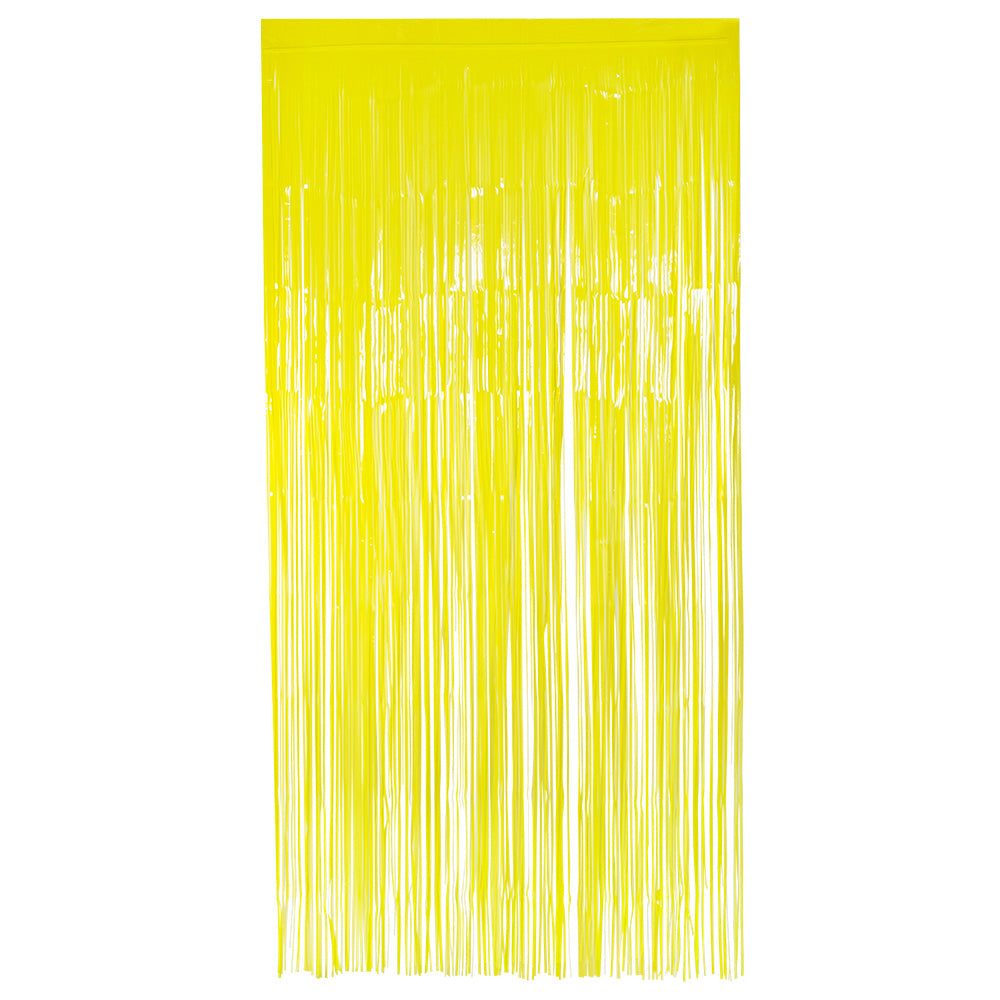 Türvorhang Lametta neongelb 100x200cm