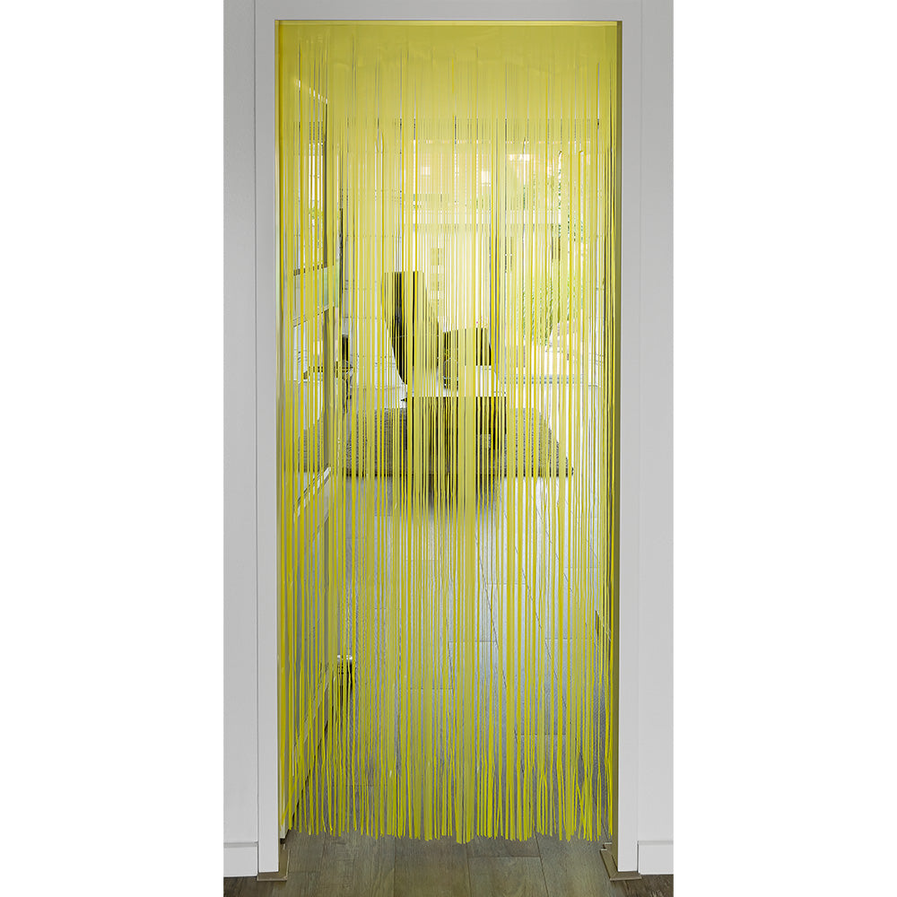 Türvorhang Lametta neongelb 100x200cm