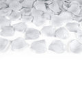 100x Blütenblatt silber