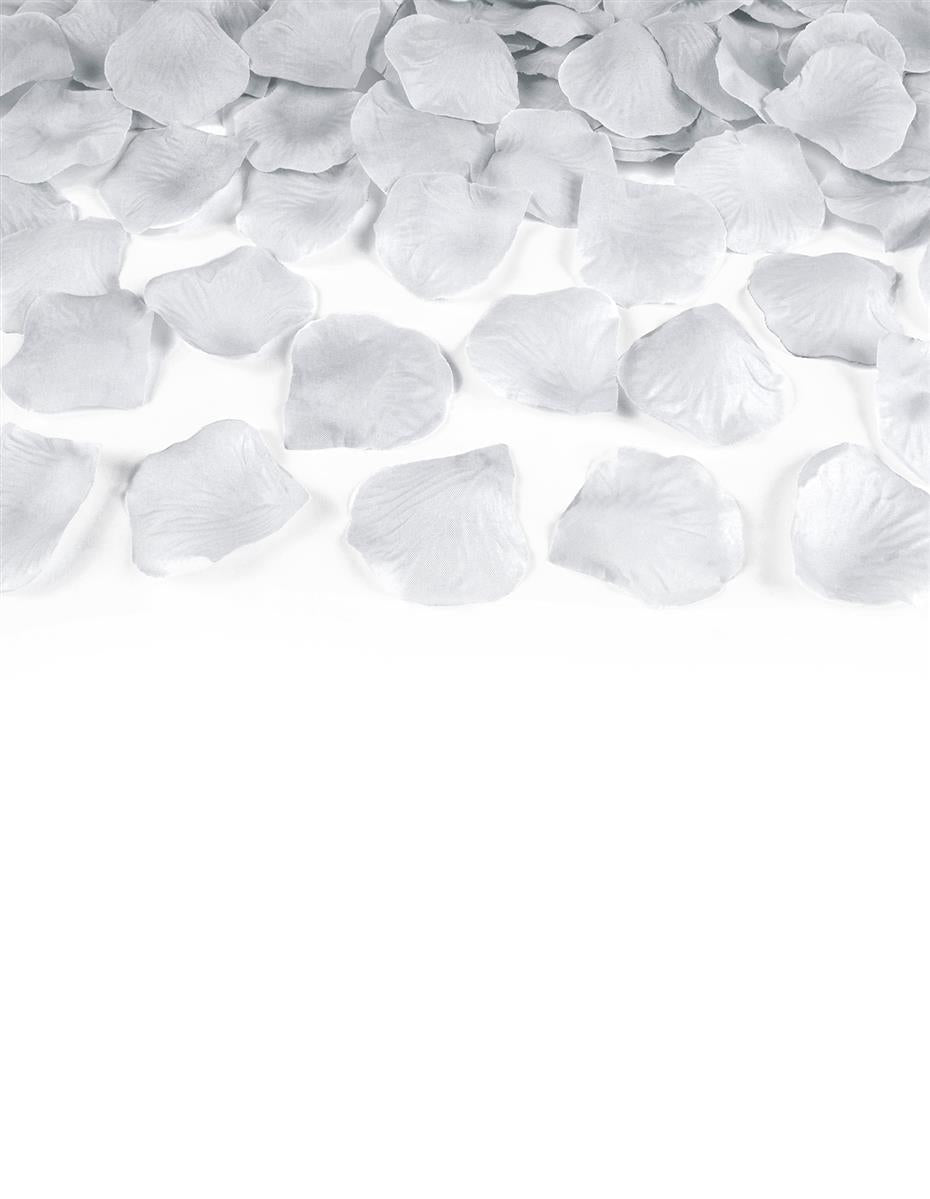 100x Blütenblatt silber