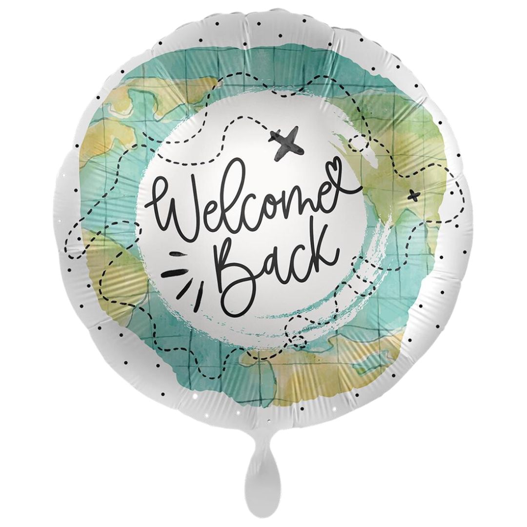 Folienballon Welcome Back rund 45cm