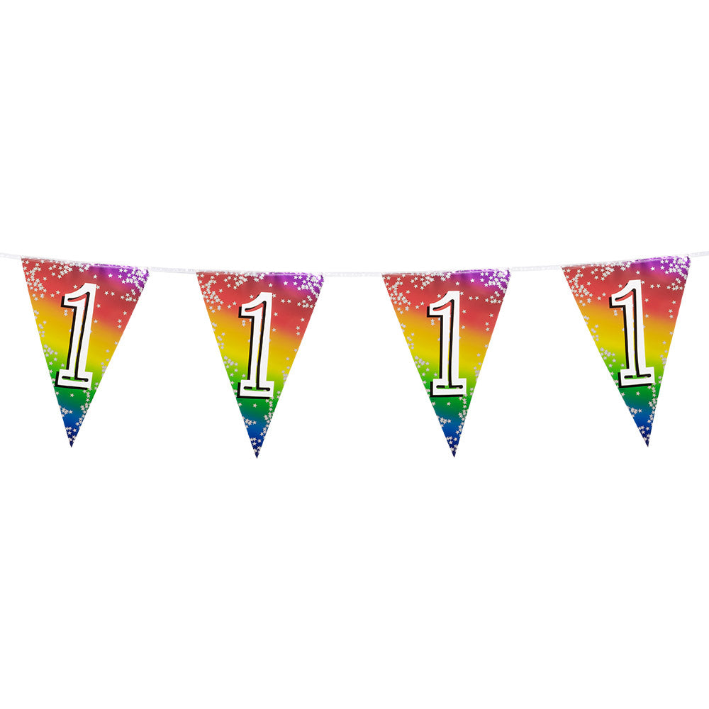 Wimpelkette bunt 6m Nr. 1