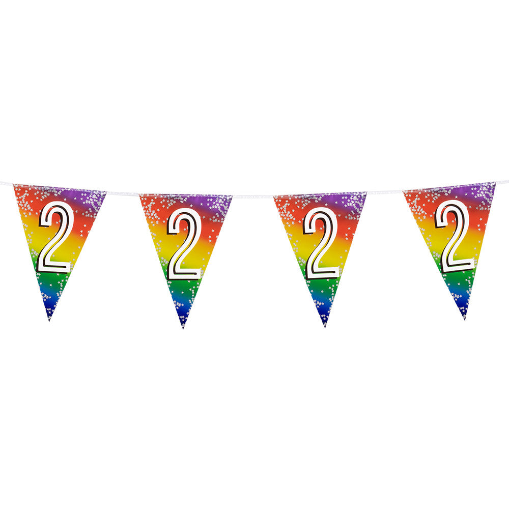 Wimpelkette bunt 6m Nr. 2