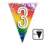 Wimpelkette bunt 6m Nr. 3