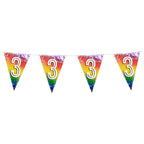 Wimpelkette bunt 6m Nr. 3