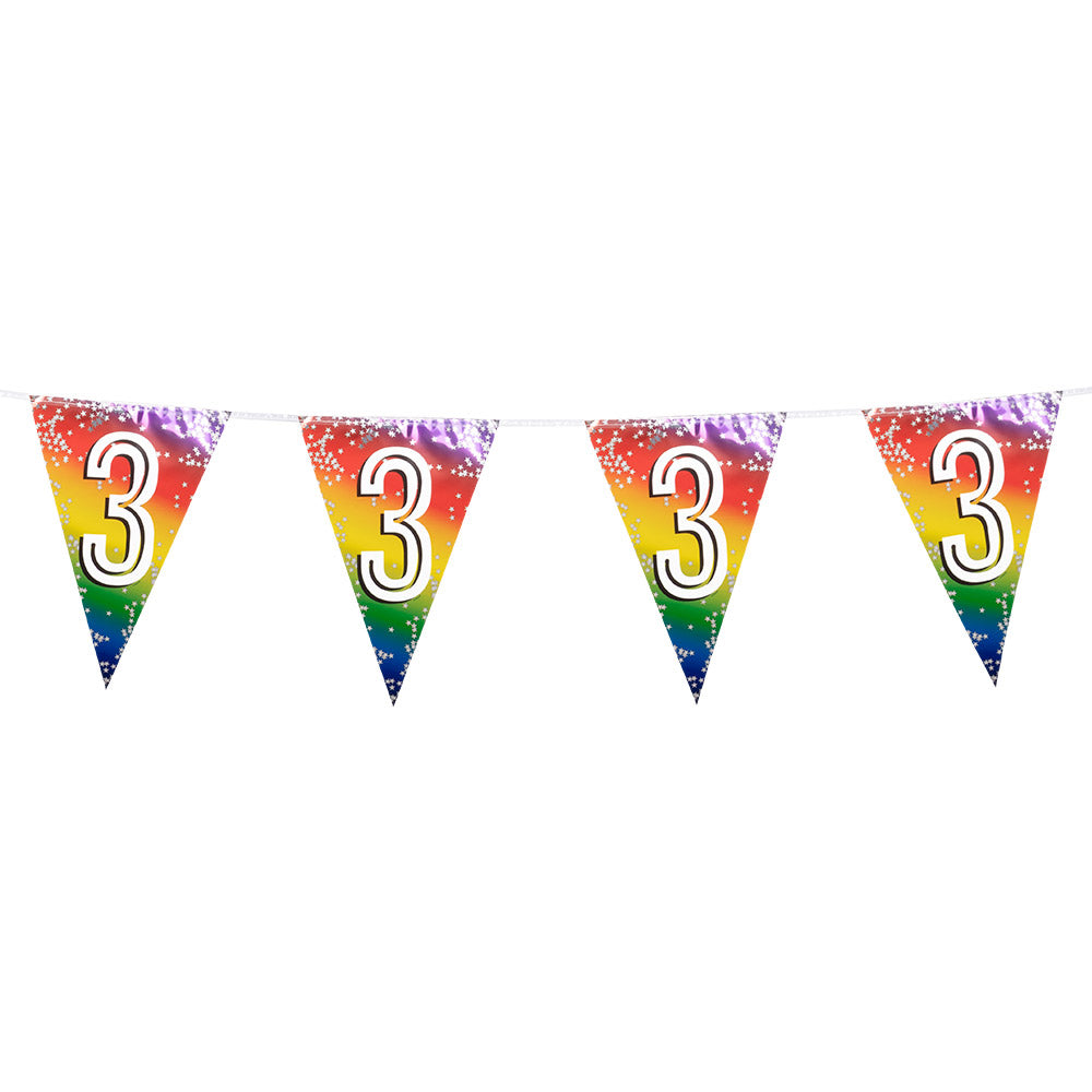 Wimpelkette bunt 6m Nr. 3
