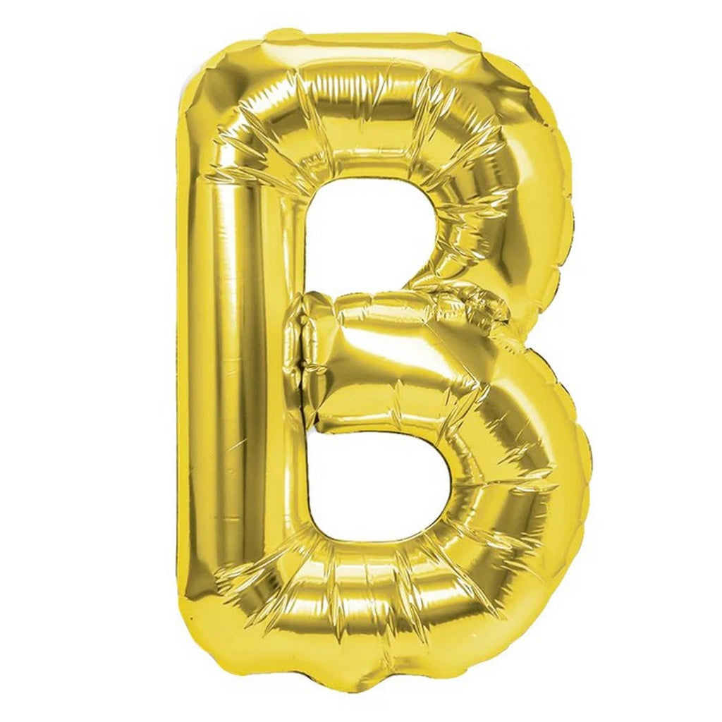 Folienballon Buchstabe B gold 35cm