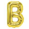 Folienballon Buchstabe B gold 35cm