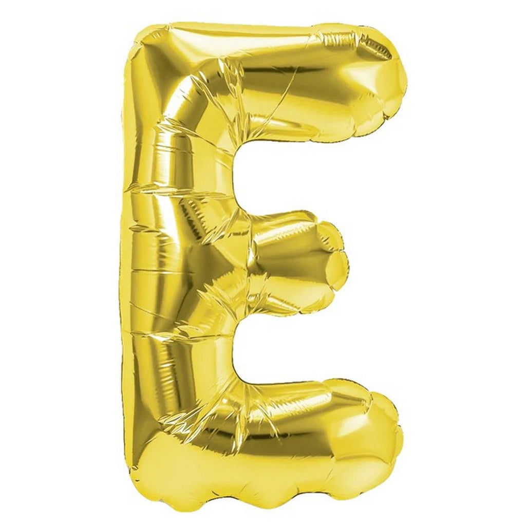 Folienballon Buchstabe E gold 35cm