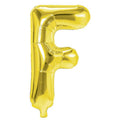 Folienballon Buchstabe F gold 35cm