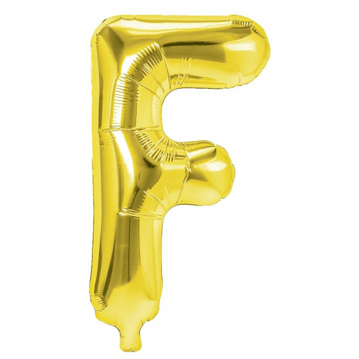 Folienballon Buchstabe F gold 35cm