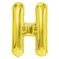 Folienballon Buchstabe H gold 35cm