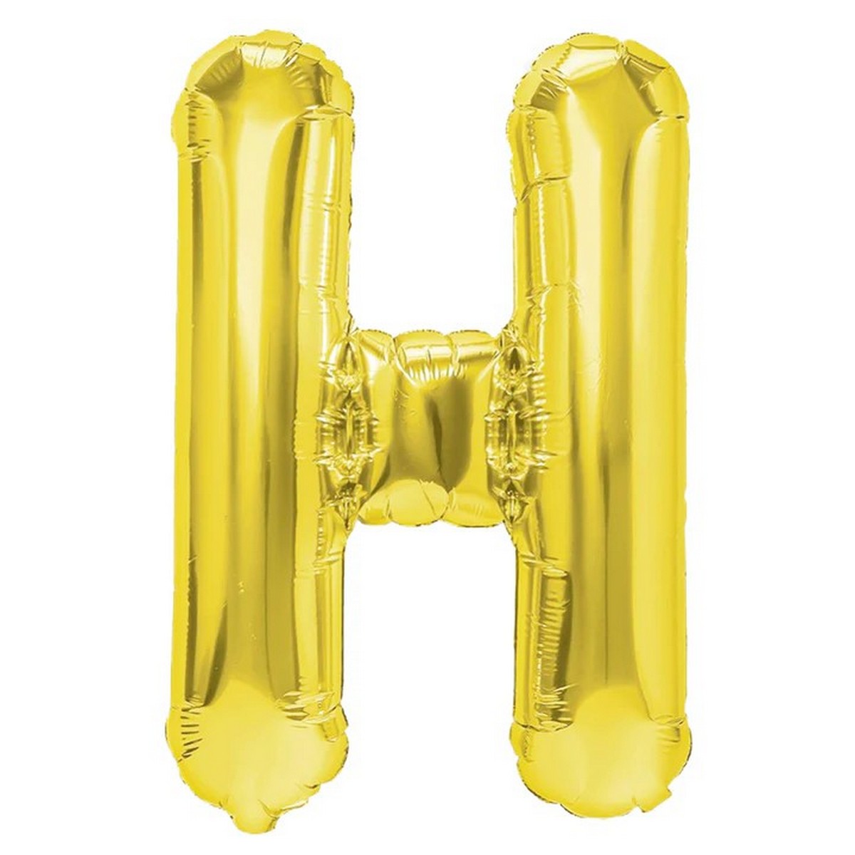 Folienballon Buchstabe H gold 35cm