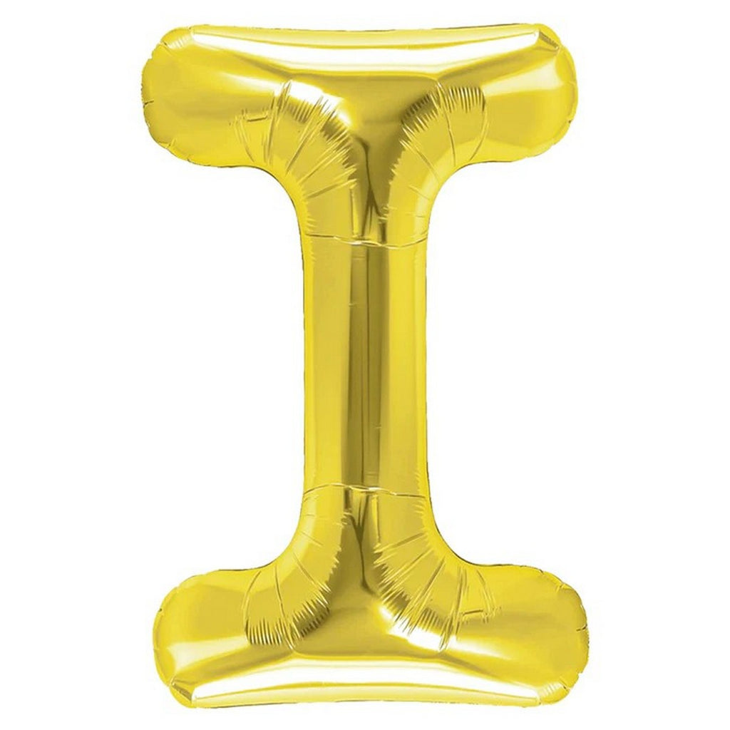 Folienballon Buchstabe I gold 35cm