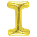 Folienballon Buchstabe I gold 35cm