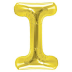 Folienballon Buchstabe I gold 35cm