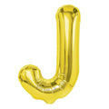 Folienballon Buchstabe J gold 35cm