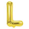 Folienballon Buchstabe L gold 35cm