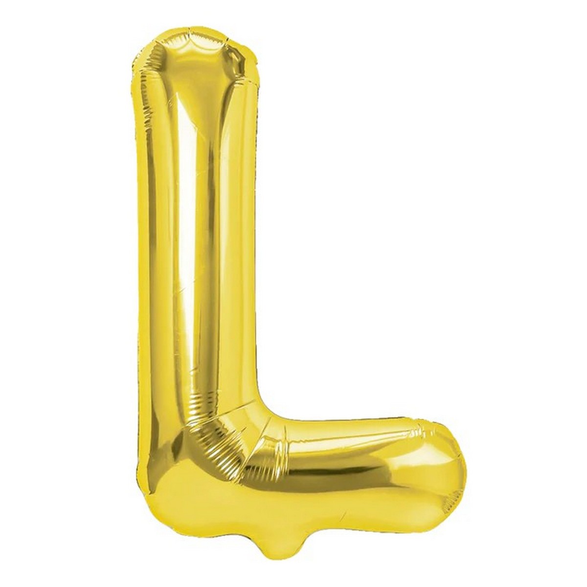 Folienballon Buchstabe L gold 35cm