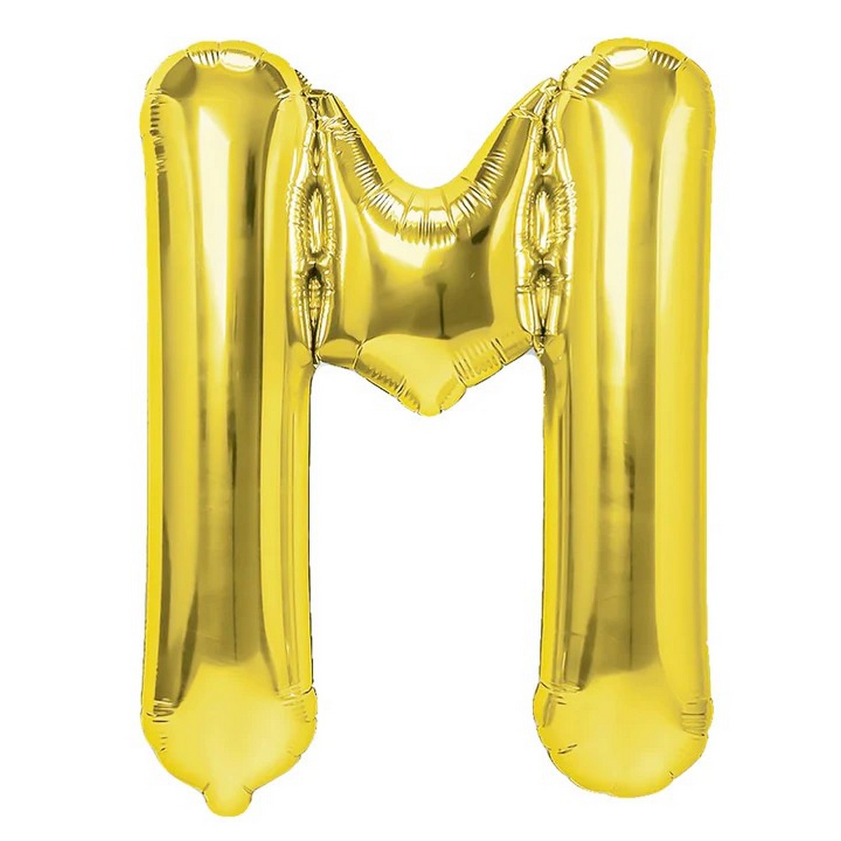 Folienballon Buchstabe M gold 35cm