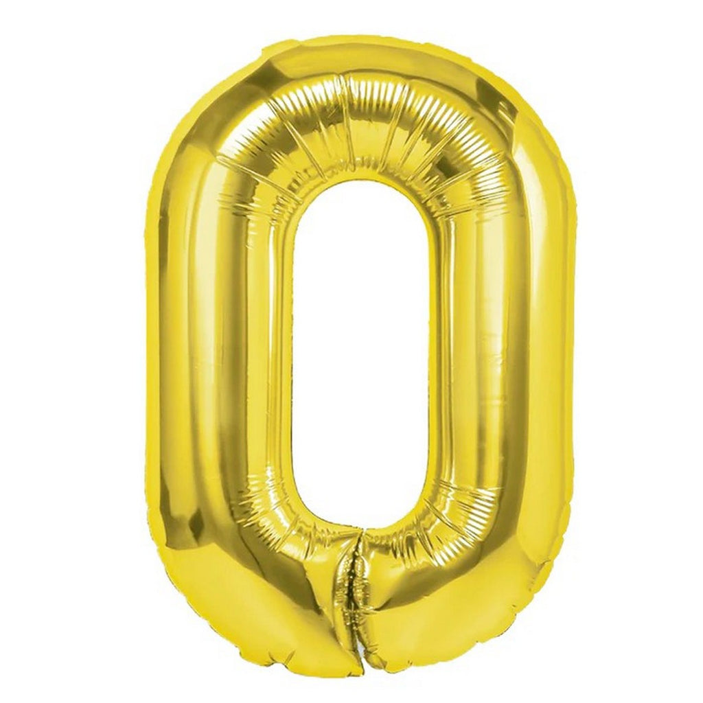 Folienballon Buchstabe O gold 35cm