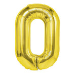 Folienballon Buchstabe O gold 35cm