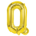 Folienballon Buchstabe Q gold 35cm
