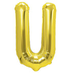 Folienballon Buchstabe U gold 35cm