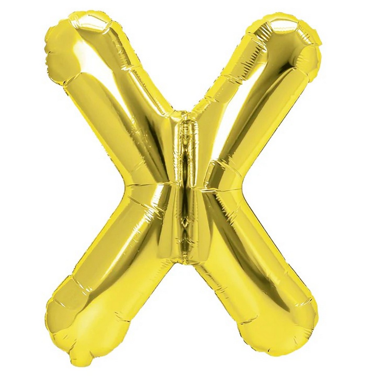 Folienballon Buchstabe X gold 35cm